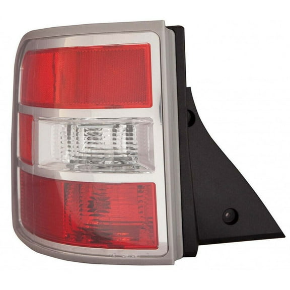 New Left Tail Light Compatible with 2012-2019 Ford Flex SE SEL 3.5L V6 Ti-VCT Driver Side Rear Halogen Complete Assembly Red Clear Lens CA8Z13405A CA8Z-13405-A FO2800255