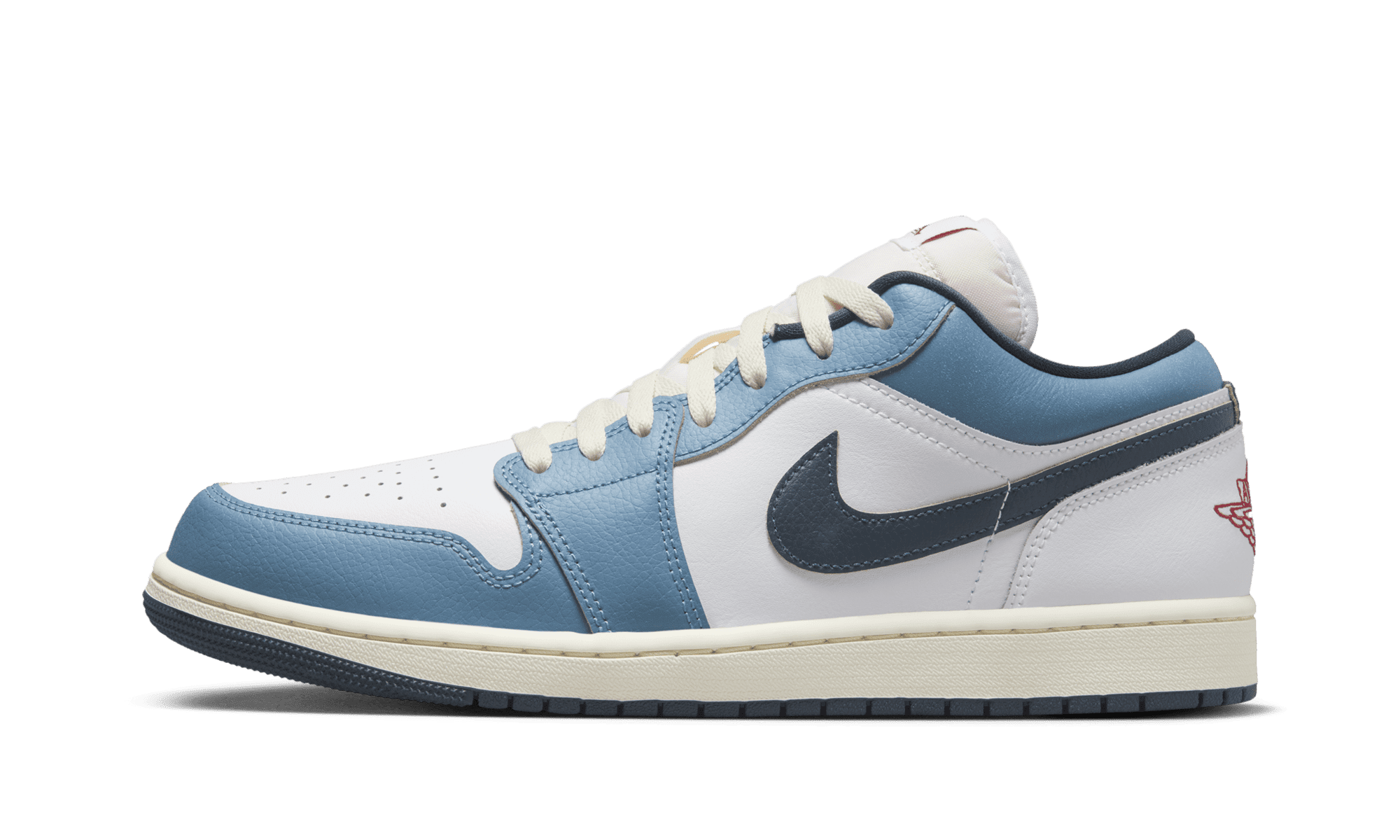 Nike AIR JORDAN 1 LOW RARE Sail Deep Royal Blue 553558 147 JORDAN Air 1 Low 553558 147 - Shiekh main image 2