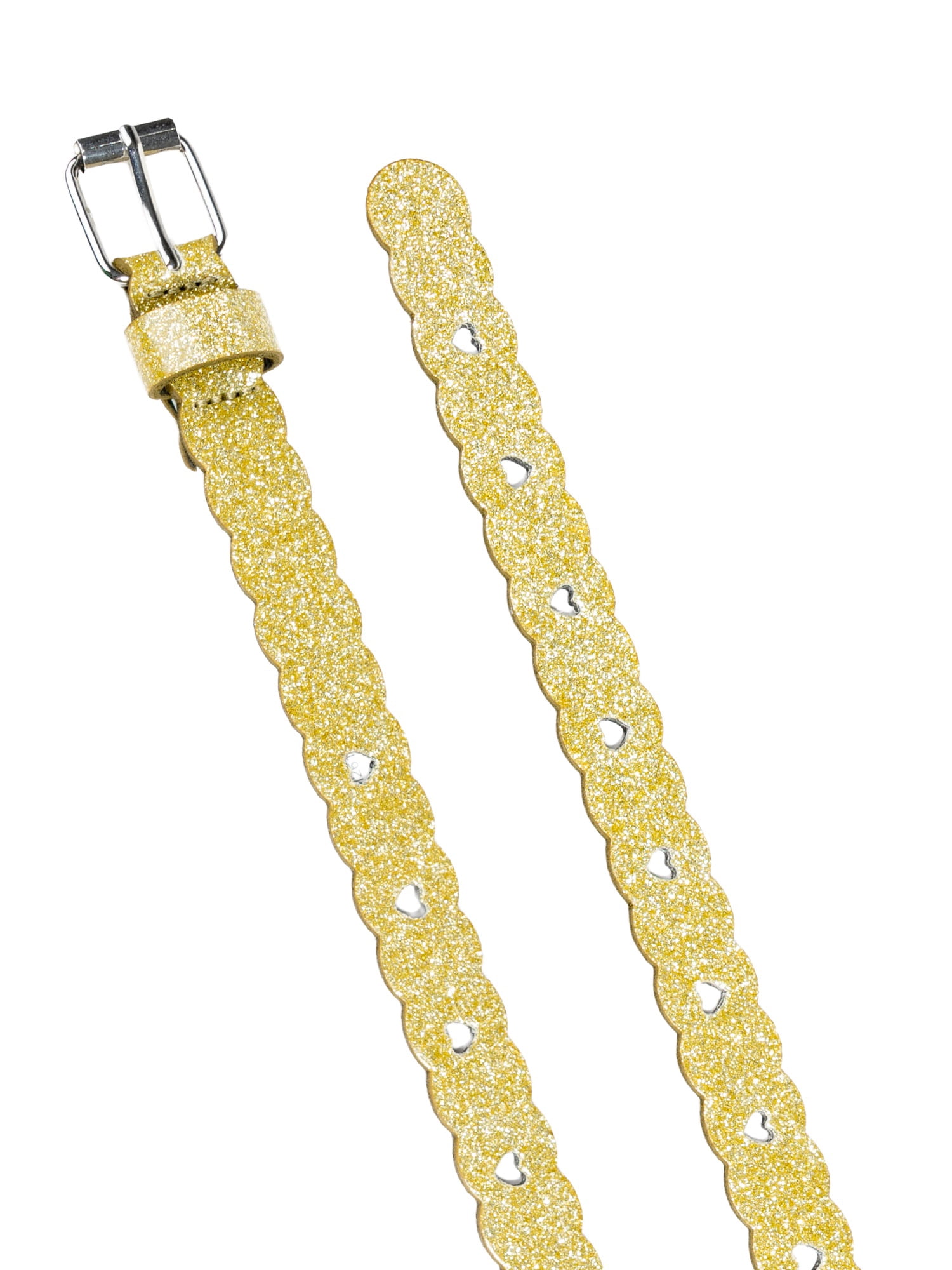 Wonder Nation Girls Fashion Belt, Sizes XS-XXL, Gold