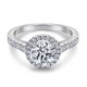 thumbnail image 1 of Anillo de plata de ley 925 de Europa y Estados Unidos, anillo combinado para mujer, anillo de compromiso de boda, anillo de circonita, 1 of 6