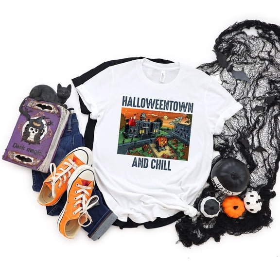 Halloween Town And Chill Shirt,Spooky shirt,Halloween Party, Halloween T-shirt,Hocus Pocus