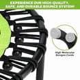 thumbnail image 3 of ONETWOFIT Foldable Rebounder Trampoline for Adults，40 Mini Fitness Trampoline, Stable & Quiet Exercise Trampoline with Durable Bungees for Personal Indoor Garden Workout, 3 of 9
