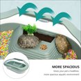 thumbnail image 4 of Acuario para tortugas, hábitat para reptiles, con plataforma y zona de natación, 4 of 5