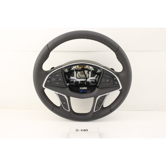 New GM Leather Steering Wheel OEM Cadillac XT5 2017 2018 2019 2020 Black Heated 23471837