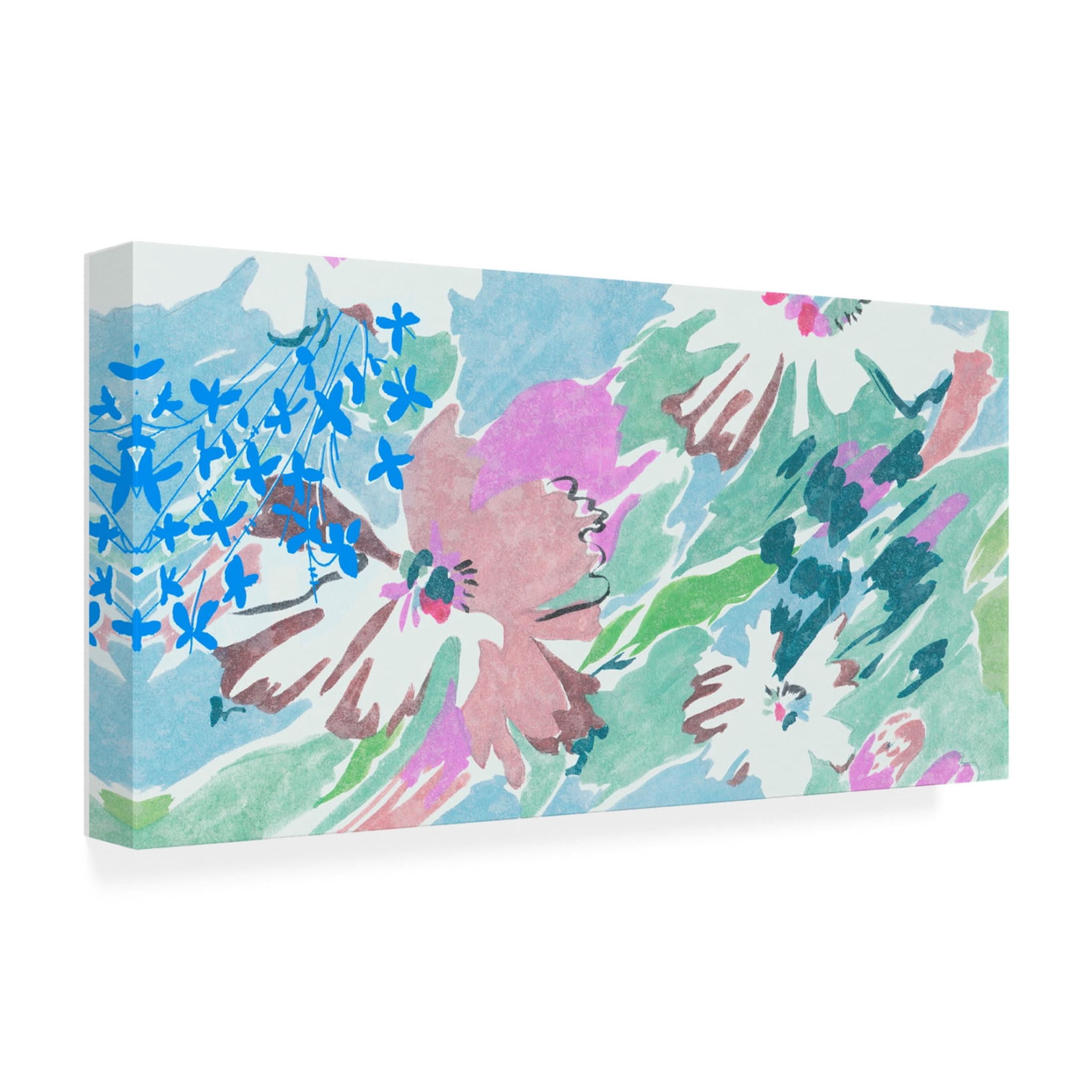 Trademark Fine Art Melissa Wang Reflections and Flow I Canvas Wall Art