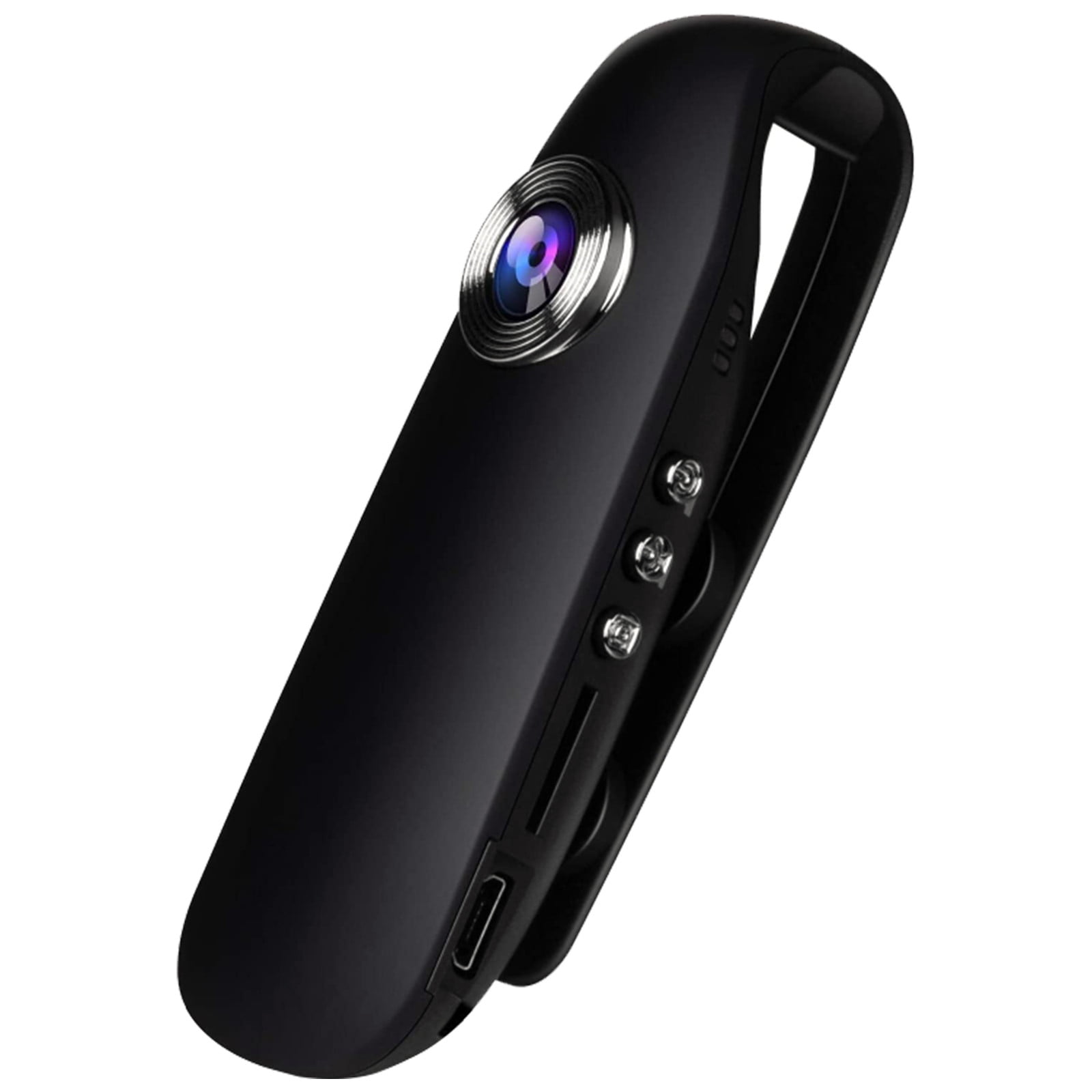 1080P HD Body Camera, Wearable Portable Pocket Cam Video Recorder - Built-in 560mAh Battery,3H Recording, 64GB Expandable for Home Office.