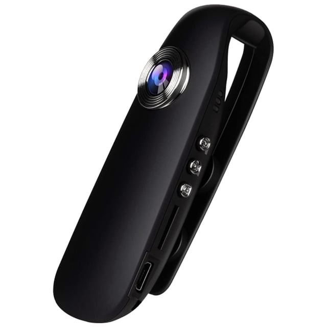 Video Recorder Camera 1080P HD Wearable Body Camera with 560mAh Battery 3-Hour Recording 64GB SD Card Support Back-clip Design