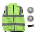 thumbnail image 2 of Rechargeable Cooling Fan Waistcoat with Reflective Stripe for Air Conditioned Work Clothes, 2 of 8