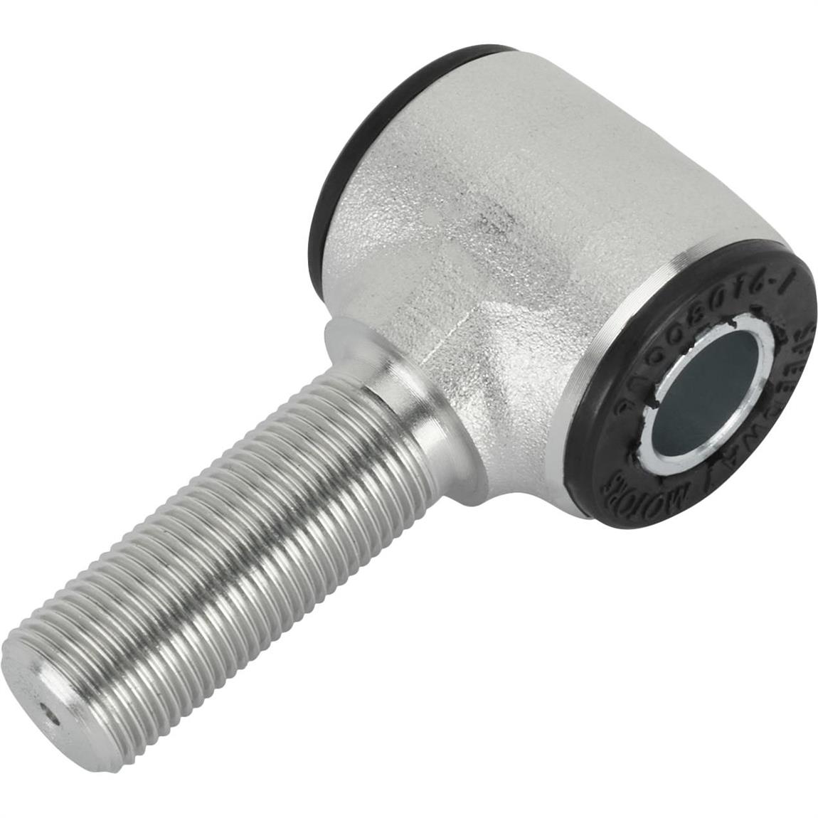 Speedway Motors Forged 4-Bar Rod End, 3/4-16 RH Thread, Zinc Plated - Polyurethane Bushing, Steel Construction - Ideal for Suspension Link with Smooth, Comfortable Ride - Corrosion Resistant