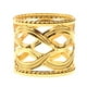 thumbnail image 2 of Servilleteros de decoración Colcomx Anillos de la servilleta del hotel Dorado oro, 2 of 6