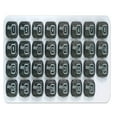 thumbnail image 5 of Pill Thing 31 Day Monthly Pill Organizer with Removable Pods, Yellow/Grey, 2 Pack for Medications and Travel, 5 of 6