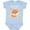 AE-Light Blue, variant on Inktastic My Papa Loves Me- little fox Boys or Girls Baby Bodysuit
