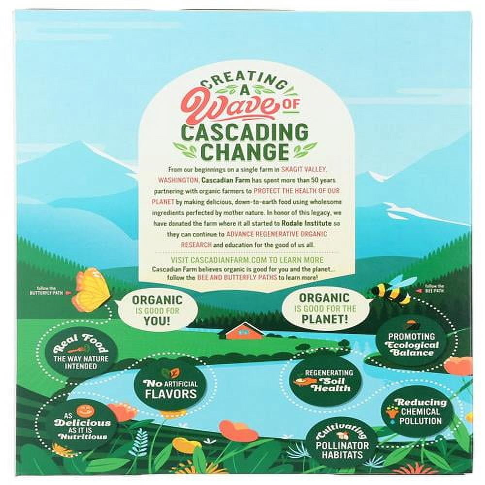 Cascadian Farm Organic Honey Nut Os - Cereal De Nueces Y Miel, 9.5 Onzas - Pack of 2