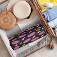 thumbnail image 3 of Hair Tools Storage with Heat Resistant Mat- Purple Brain Printed Curling Iron Travel Bag/Flat Iron Case for Women, 3 of 8