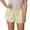 A-Yellow1305, variant on XIAONU Womens Satin Lace Shorts Pull-On High Waist Short Length Shorts Chic Delicate Leisure Wear Shorts