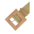 thumbnail image 2 of INSPIRE CHIC Women's Wide Stretch Woven Elastic Waist Belt Khaki, 2 of 5