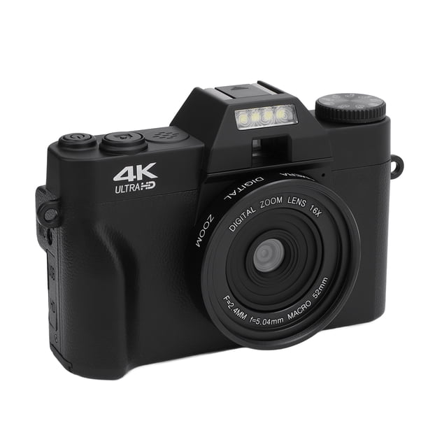 Cámarae Digital, Cámarae Digital 4K 56MP 3 Pulgadas Táctil para Cámara