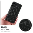 thumbnail image 4 of Dteck for Apple iPhone 13 6.1 inch,Diamond-shaped Pattern Leather Shockproof Anti-scratch Stylish Camera Lens Protection Phone Case,Black, 4 of 7