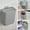 Gray-2.4 Gallon, variant on 1.8 Gallon Kitchen Hanging Small Trash Can with Stainless Steel Lid, Odor-Free Compost Bin, Space-Saving Garbage Can for Cabinet, Under Sink, RV, Bathroom, Grey