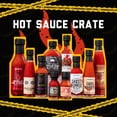 thumbnail image 4 of Man Crates Gourmet Hot Sauce Gift Set for Men, Sampler with Mild to Extreme Ghost Pepper Flavors, Unique Hot Sauce Challenge for Independence Day Gifts, Husband, or Spice Lovers, 8-Pack, 4 of 10