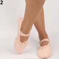 thumbnail image 3 of Kid Adult Canvas Soft Ballet Dance Shoes Pointe Dancing Gymnastics Slippers, 3 of 5
