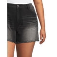 thumbnail image 4 of Terra & Sky Women's Plus Size High Rise Vintage Boyfriend Shorts, 4 of 5