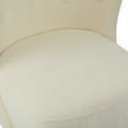 thumbnail image 4 of Jace Modern Boucle Upholstered Accent Chair, Club Chair with Solid Wood Frame, Off White, 4 of 8