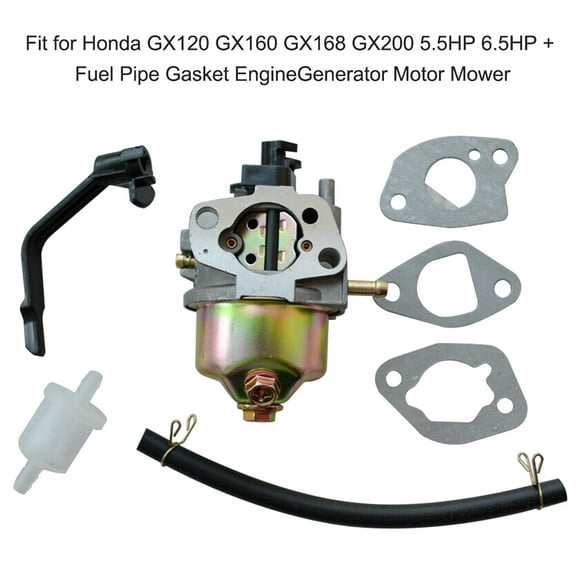 Carburateur Fit pour Honda GX120 GX160 GX168 GX200 5.5HP 6.5HP Générateur Moteur Générateur Tondeuse
