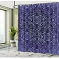 thumbnail image 5 of Ambesonne Floral Shower Curtain, Royal Victorian Pattern, 69"Wx84"L, Dark Purple Lavender, 5 of 5