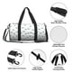 thumbnail image 4 of Fotbe Cute Shark Bolsa Deportiva de Lona Plegable con Estampado, Bolsa de Gimnasio con Bolsillo Seco/Húmedo, Bolsa de Viaje Ultraligera de Gran Capacidad, 4 of 6