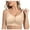 Khaki, variant on Casual Bra for Women Comfort Women's Solid Color Latex Bra with Playful Rabbit Ear Design for All Day Support and Effortless Wear