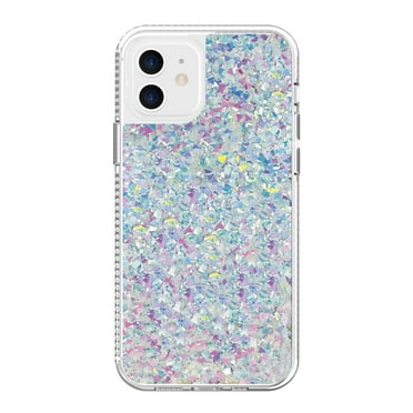 onn. Phone Case for iPhone 12 / iPhone 12 Pro - Iridescent Glitter Fleck