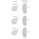 thumbnail image 4 of Almohadillas nasales para gafas Setex Gecko Grip de 1,8 mm de grosor (5 pares), 4 of 9