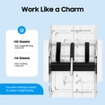 thumbnail image 4 of A3 Folding Binding Machine, 2-in-1 60W Paper Folding Machine Booklet Maker Binding & Folding Machine with Visible Panel About 200-300 Books/H Max, 4 of 10