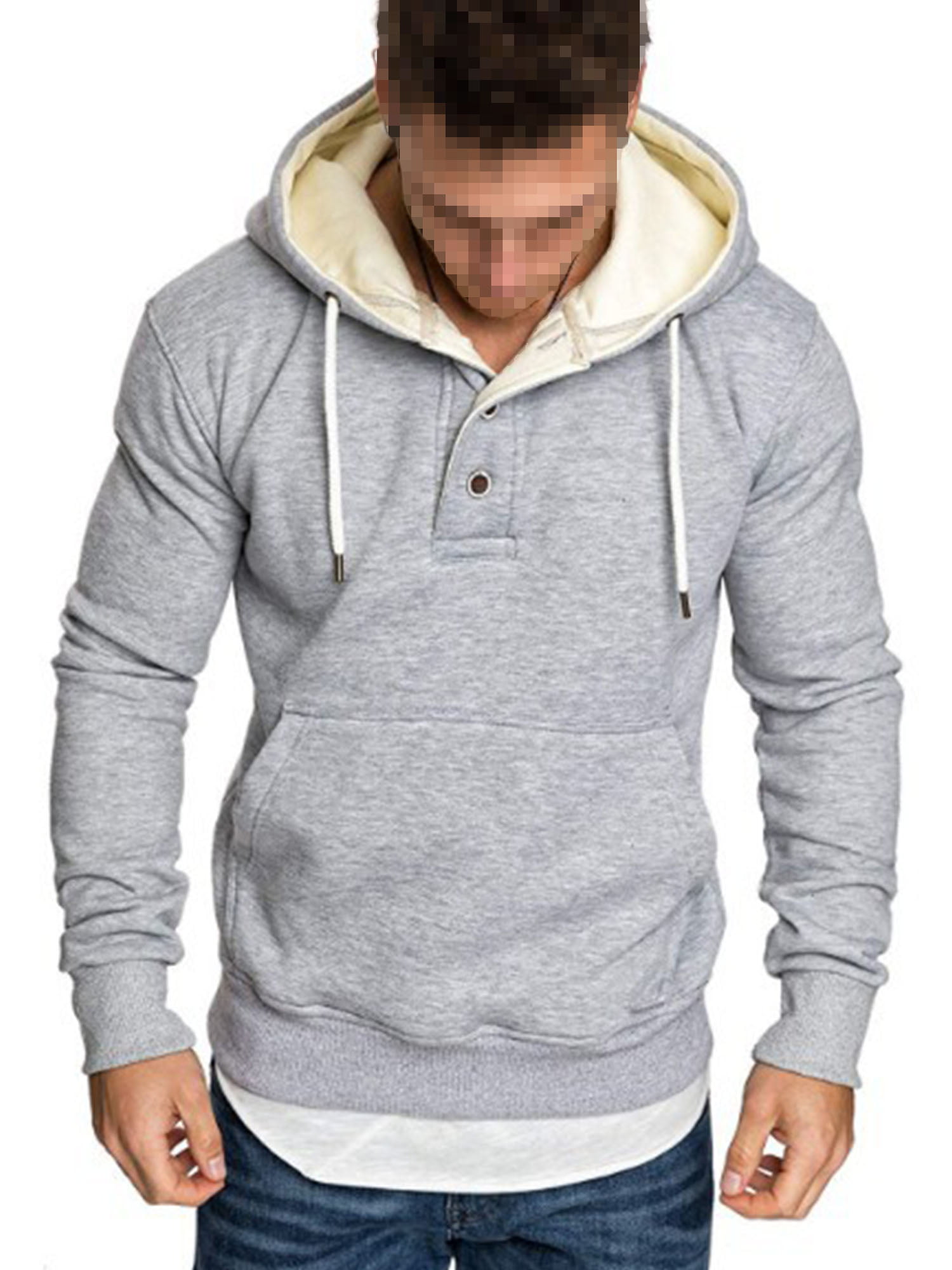 CieKen 2019 Men Tracksuit Fleece Hooded Cardigan Coat Casual Sweatpants Fashion Hoodies