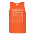 thumbnail image 2 of Left Wing Troll Nutrition Facts | Mens Graphic Tank Top, Orange, Large, 2 of 3
