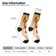 thumbnail image 2 of Balery Christmas Snowman Gift Calcetas Largas con Estampado para Hombre y Mujer – Suaves y Transpirables, Talla Única (US 5-11), 2 of 6