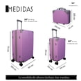 thumbnail image 2 of Juego 3 Maletas Viaje Grande 25 Kg Y 10 Kg Con Neceser Para Avion Carry On, 2 of 5