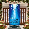 thumbnail image 4 of Horivan Christmas Door Arch Decorations for Holiday Party Backdrops Reusable with Bow Design Easy Install Door Cover for Indoor Outdoor Christmas Decor Festive Home Doorway Decorations, 4 of 6