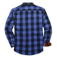 thumbnail image 2 of Geeksport Mens Shirts Button Down Regular Fit Long Sleeve Plaid Flannel Casual Shirts, 2 of 6