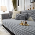 thumbnail image 2 of Velvet sofa cover, sofa protector, non slip, corner sofa, pets, dog, couch cover, 2 of 8