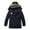 Blue, variant on Otqutp Kids Warm Coat Children Winter Boy Long Sleeve Jacket Coat Hooded Coat Fashion Kids Warm Clothes Jacket Boys Snowsuit(Black,3 Years)
