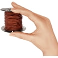 thumbnail image 5 of The Beadsmith Leather Cord – Metallic Copper– 1.5mm Spool – 25 Yards/22.86 Meters – Indian Leather Thong Ideal for Braiding, Beading, Necklaces, Fine Lacing, Hair Accessories & DIY Jewelry Making, 5 of 8