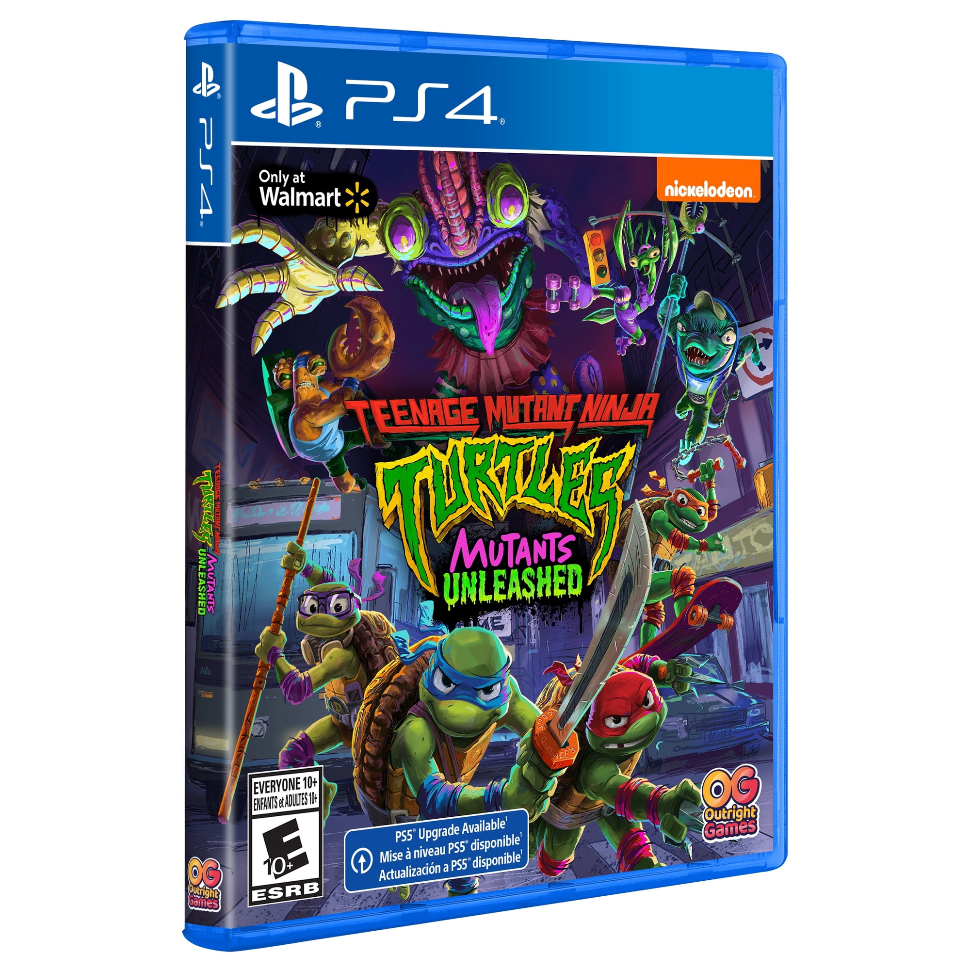 Teenage Mutant Ninja Turtles: Mutants Unleashed - Walmart Edition, PlayStation 4