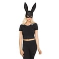 thumbnail image 2 of Fun World Bunny Mask Black Matte, 2 of 2