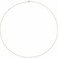 thumbnail image 2 of Auriga Fine Jewelry 18k Rose Gold 1 mm Adjustable Cable Chain Necklace 16-18", 2 of 4