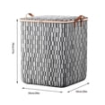 thumbnail image 2 of Large Capacity Laundry Hamper with Lid and Handles Portable Foldable Storage Basket for Clothes Toys Towels Home Organization, 2 of 4