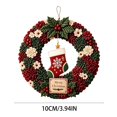 thumbnail image 3 of Christmas 3D Fabric Poke Wreath DIY Kit, Christmas Wreath DIY Kit for Adults Teens, Christmas Decorations Gift (Stocking), 3 of 5