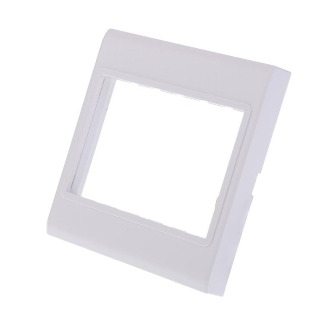 Cubierta de salida de placa de pared sin tornillos Interruptor compatible de tamaño estándar de 3 bandas, etc. Sunnimix Módulos de cubiertas de placa de pared