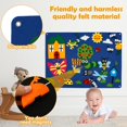 thumbnail image 4 of Planche en Feutre pour Préscolaire avec Crochet Jouets Éducatifs pour Tout-Petits Cadeau Réutilisables Planche de Ferme Ensemble de Jouets Interactifs Mural 40.5x29.5 Pouces, 4 of 11